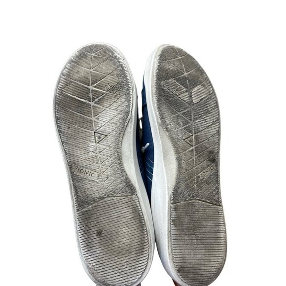 Vionic Shoes STINSON Womens Navy Blue Canvas Comfort Sneakers Flats Size 8 US - Picture 5 of 6